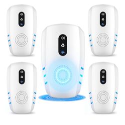 6-Pack Ultrasonic Pest Repeller / 6 Repelentes Ultrasónicos para Plagas