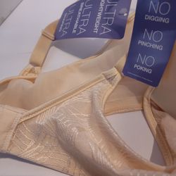 Bali Beige Underwire Full Coverage Bra Size 38C. New with Tags