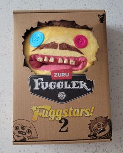 NEW Fuggler Fugg Stars Series 2 Mr. Fug 9 Plush FUNNY UGLY MONSTER  Mr Beast Toy