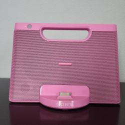 Sony personal audio docking system RDP – M7iP Pink *No Power Cord*