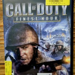 PS2 Call Of Duty: Finest Hour. Complete With Manual. Playstation 2 COD