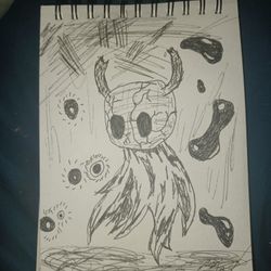 Hollow Knight Pen Drawing