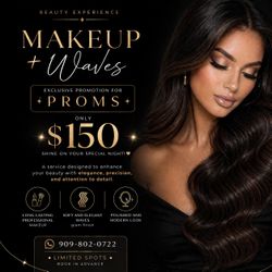Makeup And Waves Proms