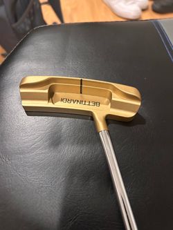 Limited Edition Bettinardi Mercedes-Benz Gold Blade Putter with Headcover
