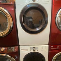 SET WASHER AND DRYER KENMORE WHITE  🆓️Free Delivery 🆓️ STACKABLE-SIDE BY SIDE 