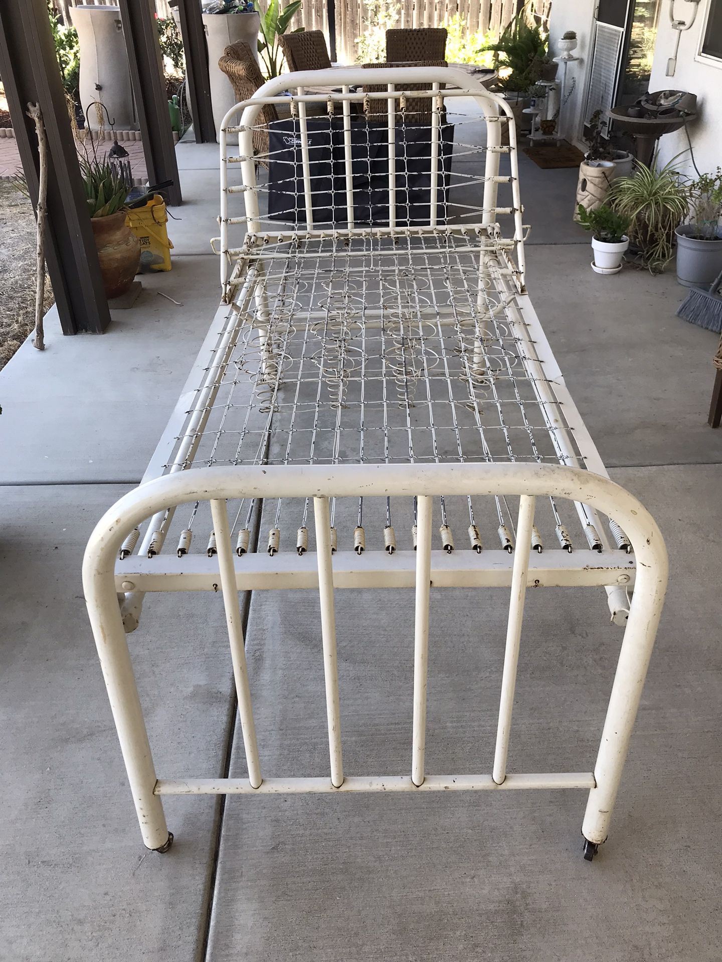 Vintage Hospital Bed Frame