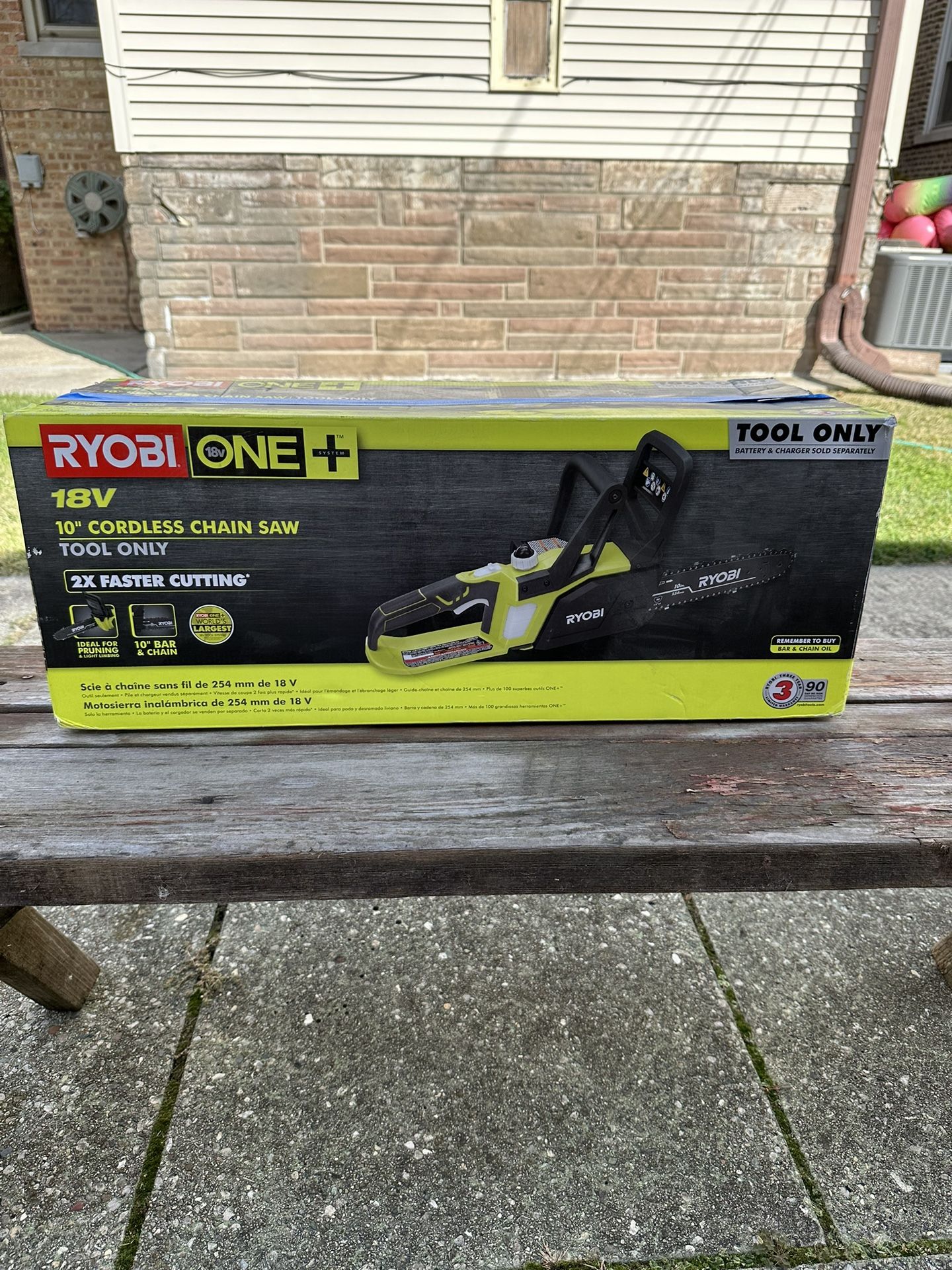 Ryobi ONE+ 18V 10 in. Battery Chainsaw (Tool Only)