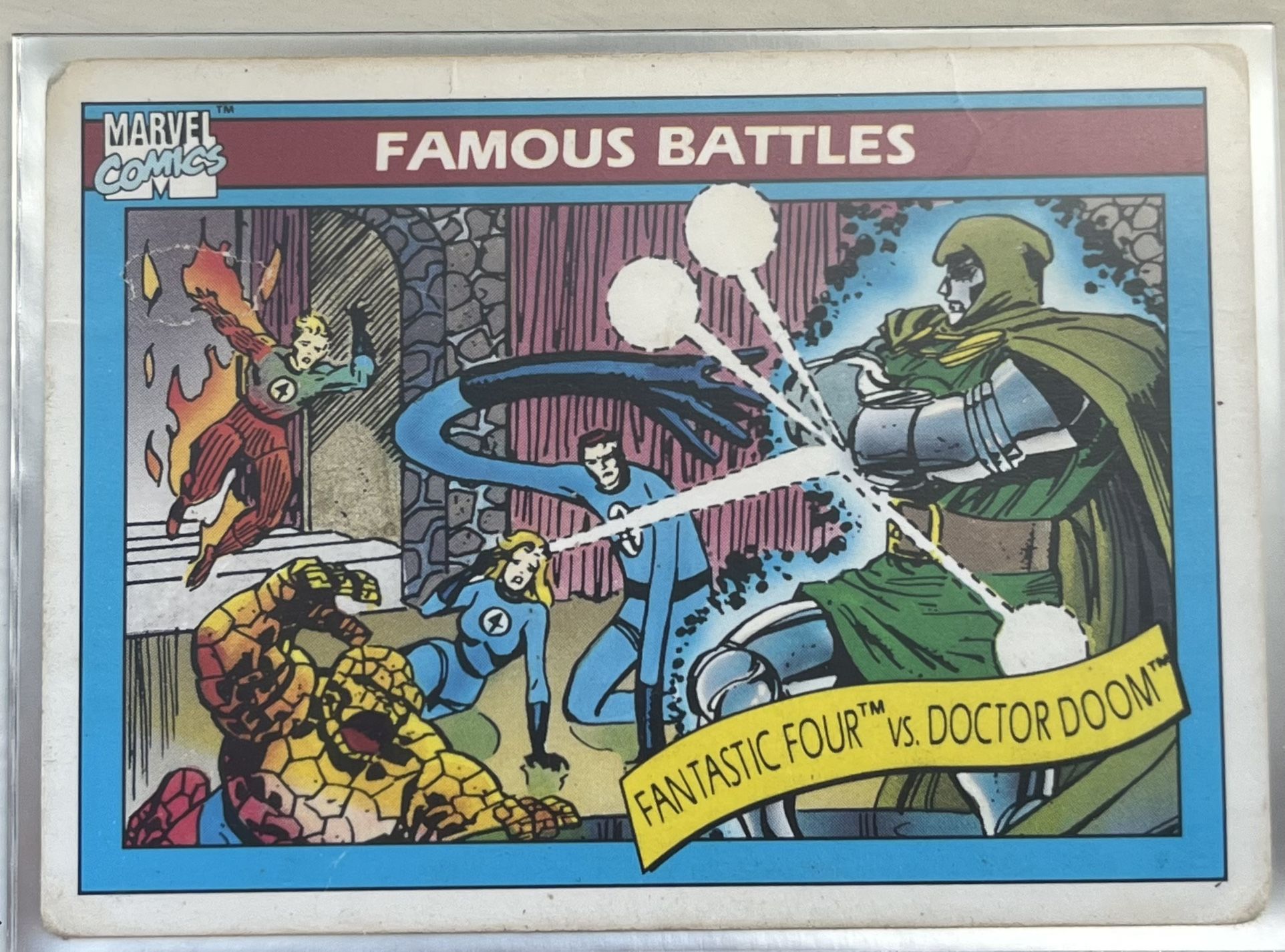 Fantastic Four Versus Dr. Doom Trading Card 1990