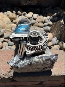 2016-2021 Stock Infiniti Q50 alternator with stock serpentine belt and 15/16 deep socket