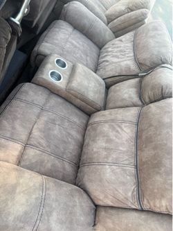 Sectional couch electrical outlets and recline