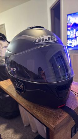 HJC Modular Motorcycle Helmet Matte Black
