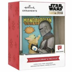 Hallmark Mandalorian & The Child Yoda Ornament Star Wars Walgreen's Exclusive