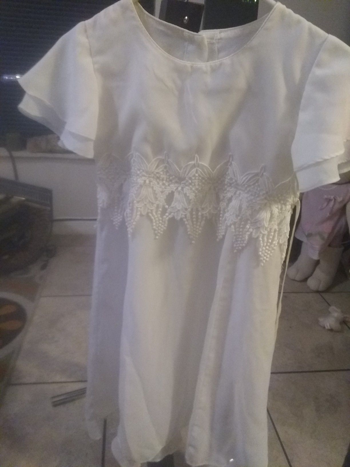 Size 8 white dress