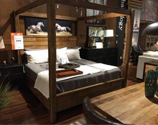 Wooden Bed Frame - Brand New, Never Used