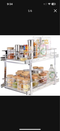 Pull Out Cabinet Organizer. Price $30.00 FIRM!!