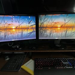 ASUS VG248QE 24” 144hz Monitor X 2