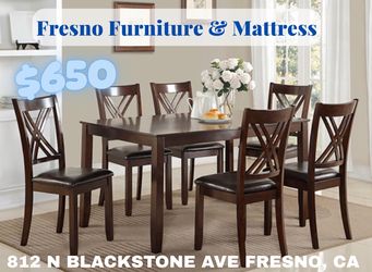 7PC DINING TABLE