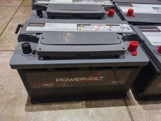 PowerVolt Premium Standard Flooded Battery Group Size 94R H7 730 CCA, New battery $140 cash.