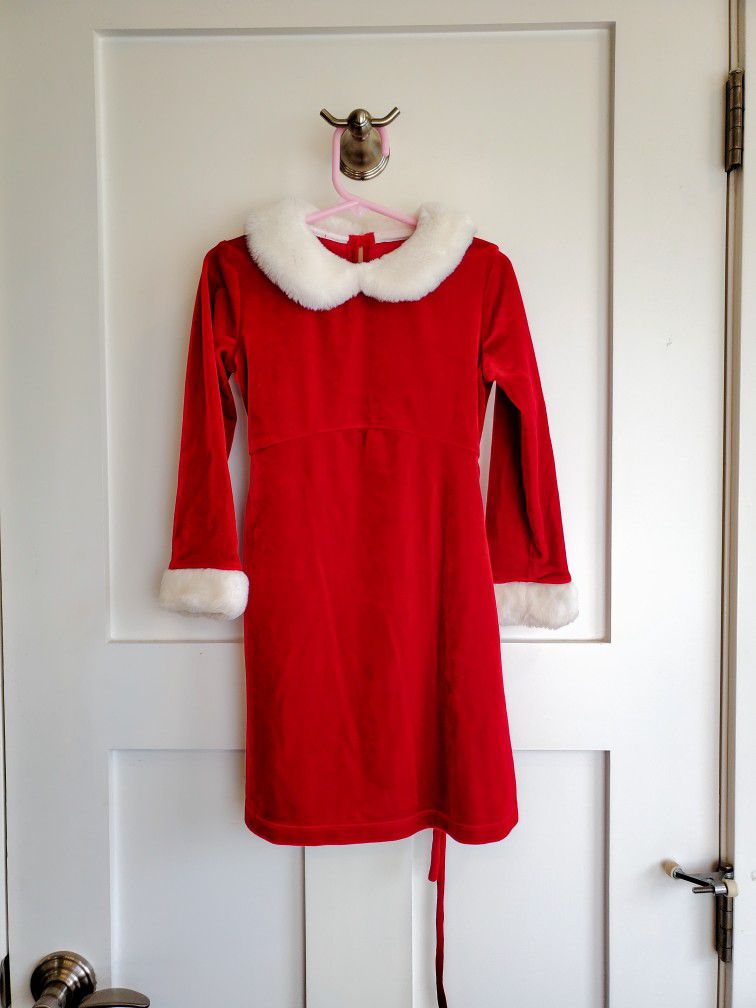 Girl's Red Holiday Dress