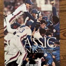 Classic Moments in New York Sports 2004 NY Post Insert Magazine 1986 Mets