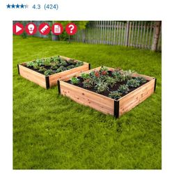 Vita Mezza Modular Garden Bed, 2-pack
