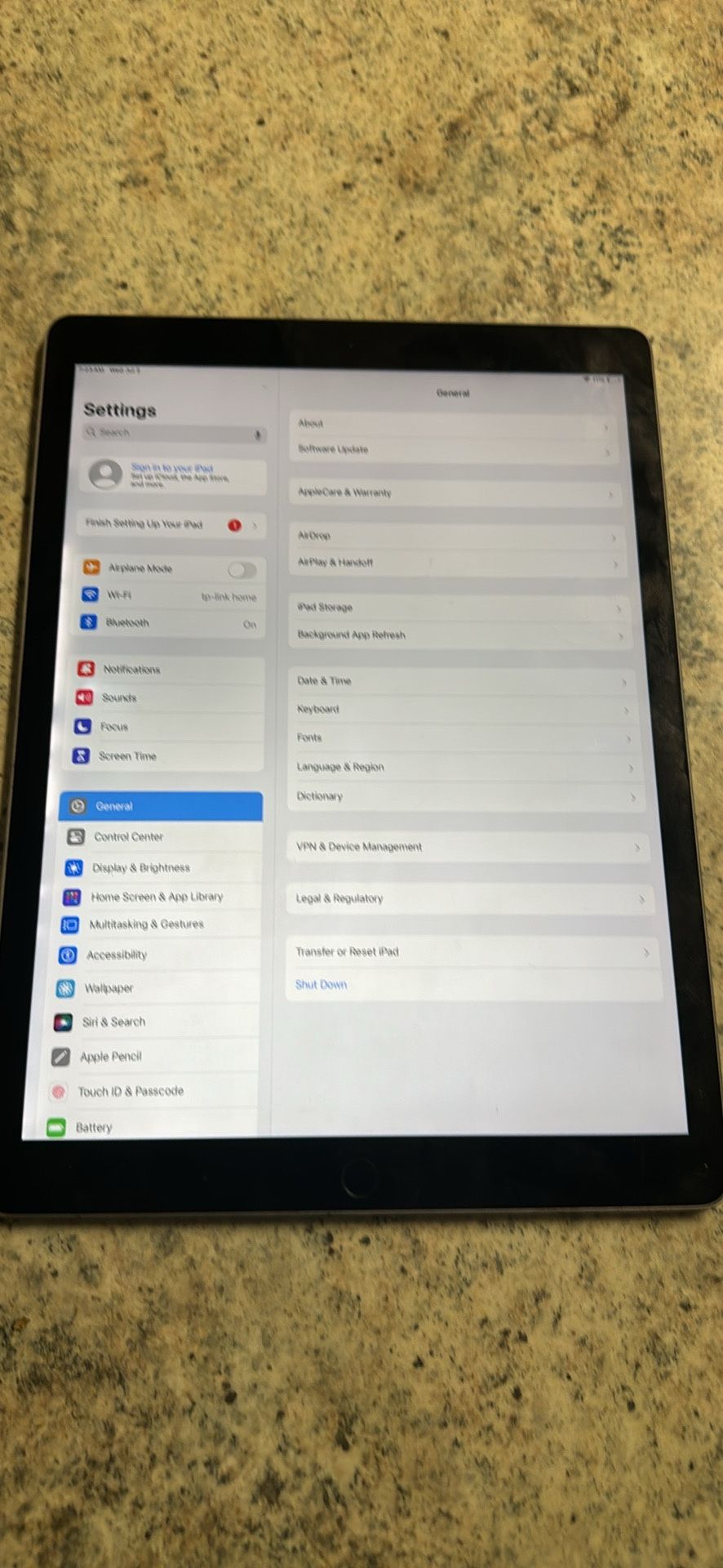 iPad Pro 12.9 2nd Gen 2017 WiFi , 64 GB 