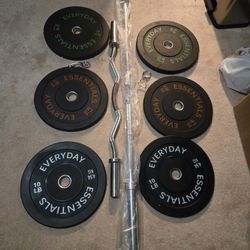 Olympic Bar And Weights 