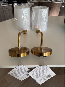 Brand new wall lamps and side lamp base
