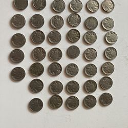 Nice lot vintage antique Buffalo Indian Head nickels V liberty All Have Dates