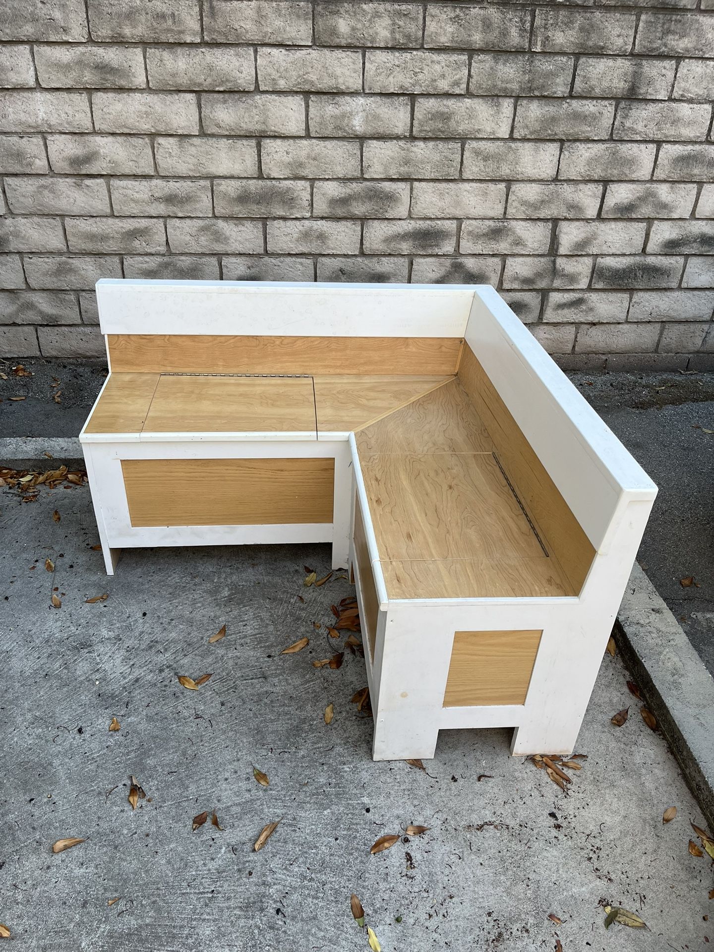 Breakfast Nook Bench And Table With Storage 