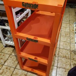 Shelving GATORADE 4 Shelf Display Or Storage Unit