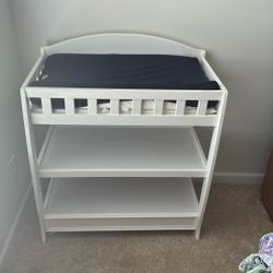 White Changing Table 
