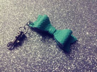 Mini Bow Keychain Clip