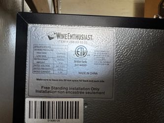 Wine fridge