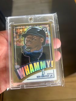 Ken Griffey jr optic gold whammy serial # 10/10