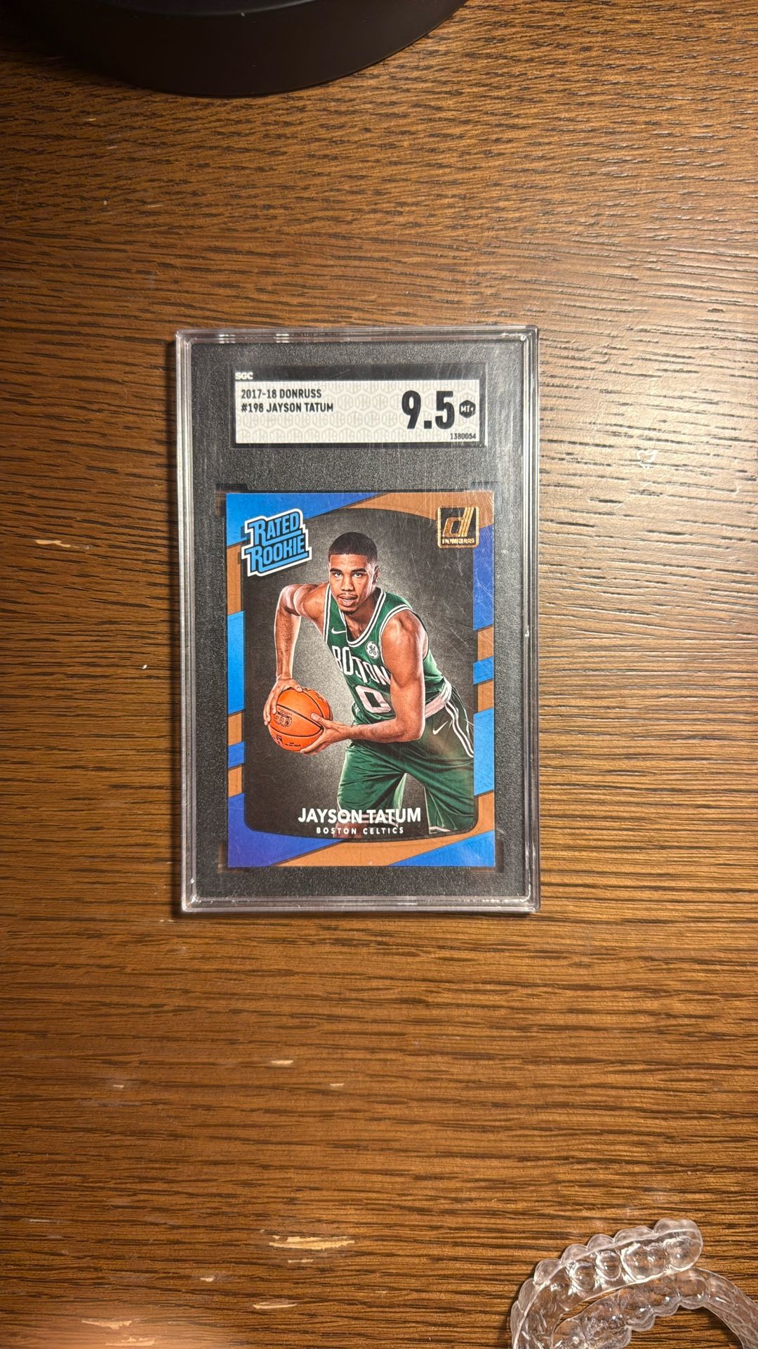 JAYSON TATUM RATED ROOKIE DONRUSS SGC MINT 9.5