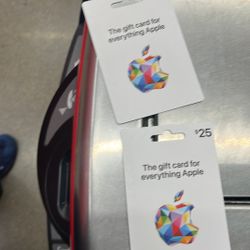 Apple G I F T C A R D S 2 $25 ONLY $40 