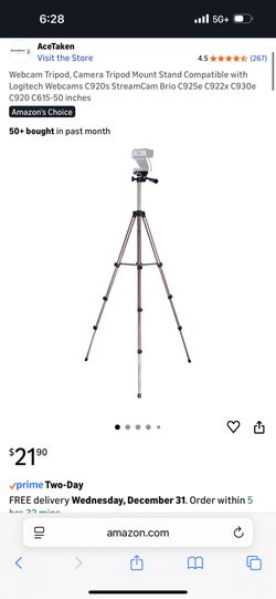 Webcam Tripod (Brand New!)