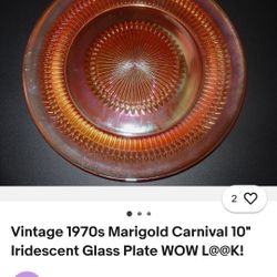 Carnival Glass X4