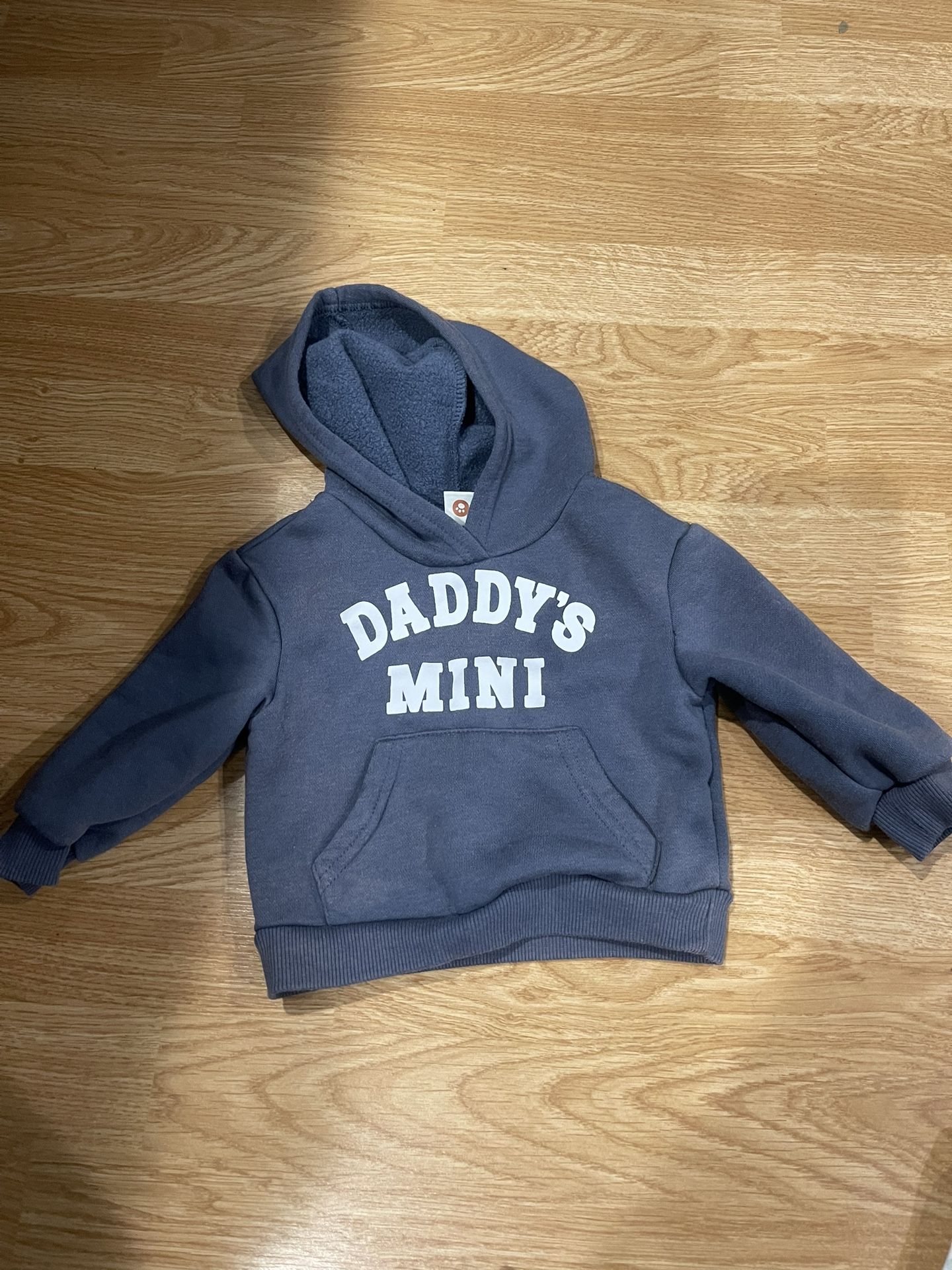 Daddy’s mini hoodie, 6 month 