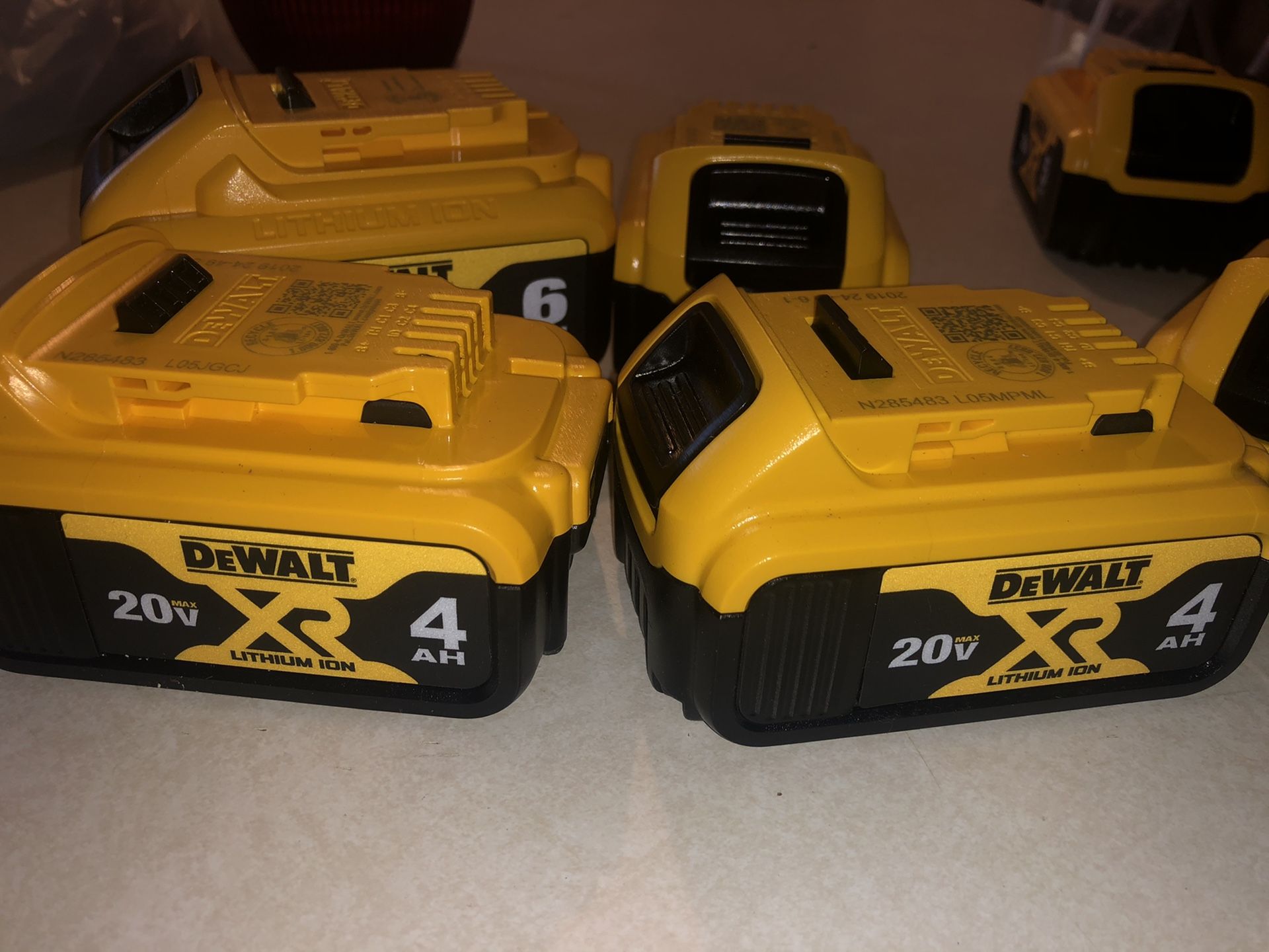 Dewalt batteries