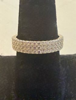 Moissanite Pavé Band