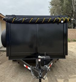 New 8x4x12 Hydraulic  Dump Trailer With Accessories 💎
