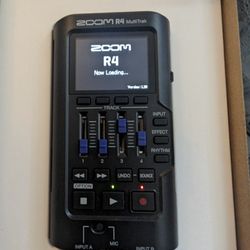 Zoom R4 4 Track Recorder With Dedicated Bounce Track.
