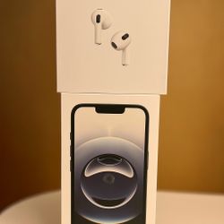 Iphone 16e brand new sealed pack With Airpods 
