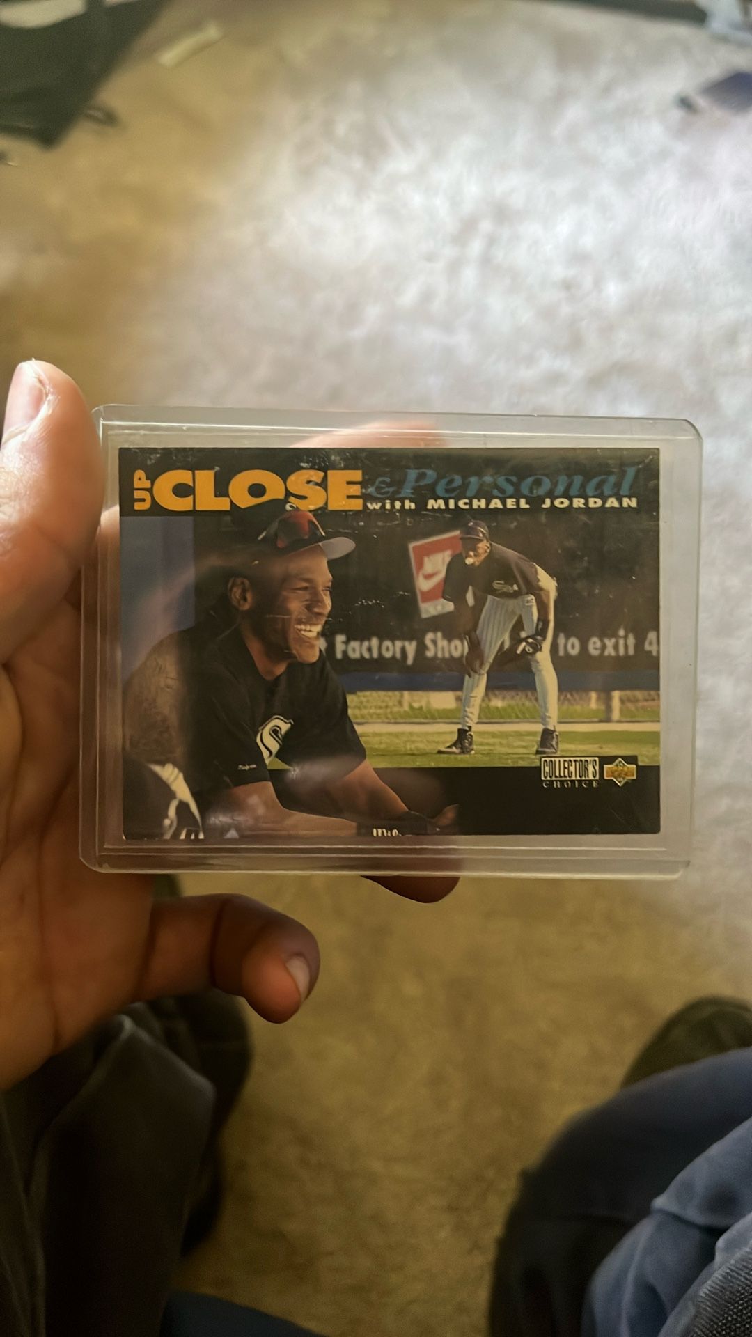 Michael Jordan Baseball Card