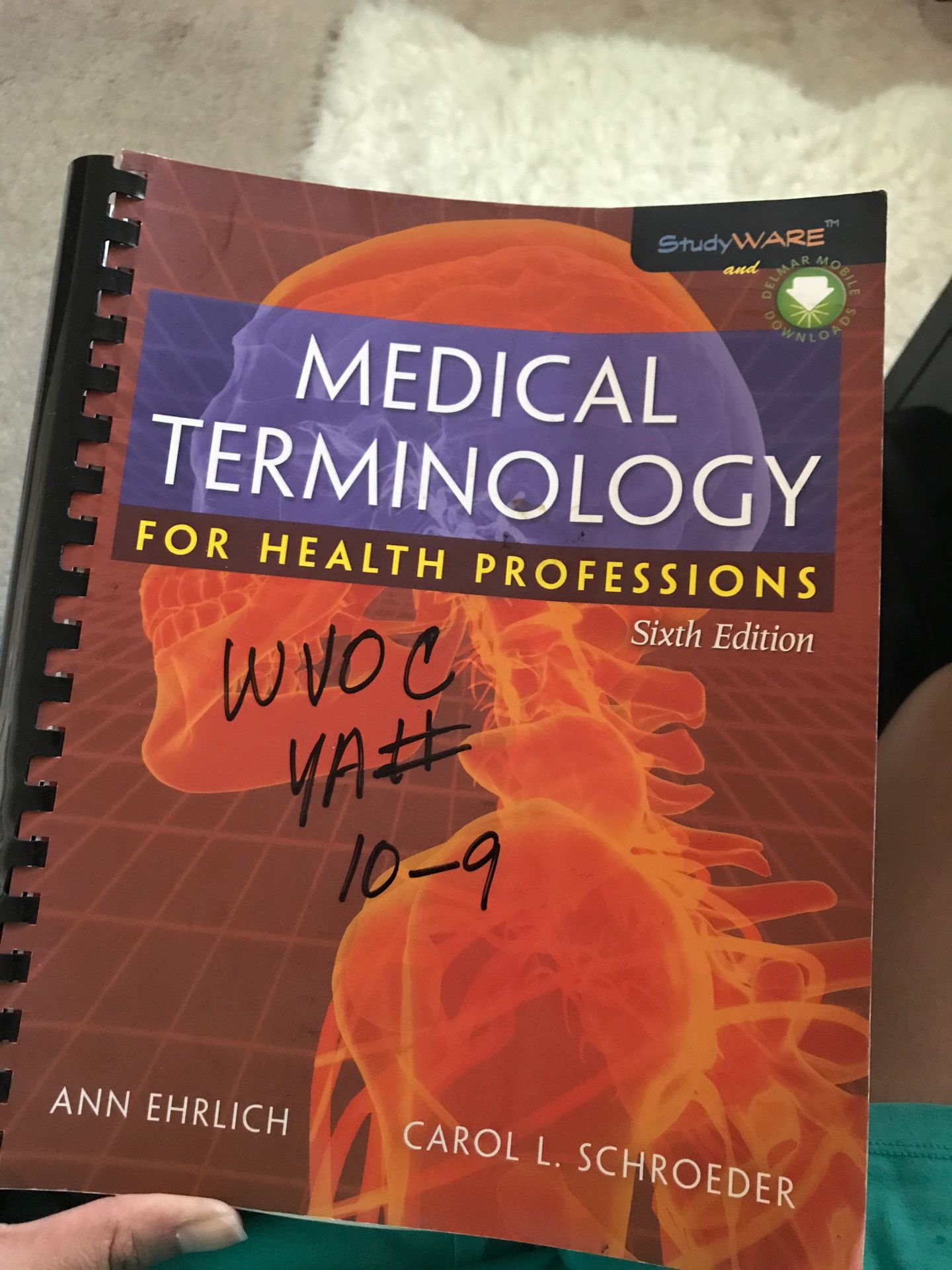 Médical Terminology book $10 obo