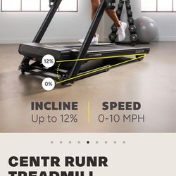 CENTR RUNR tread mill brand new