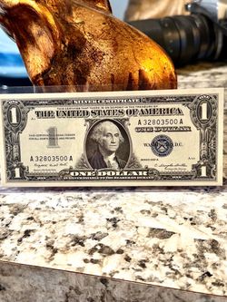 Rare 🔥 !! 1957A $1 Silver Certificate – Smith/Dillon Blue Seal Vintage Currency !