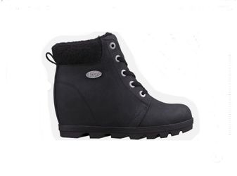 LUGZ Ankle Boots Wedge NEW Black Size 6.5